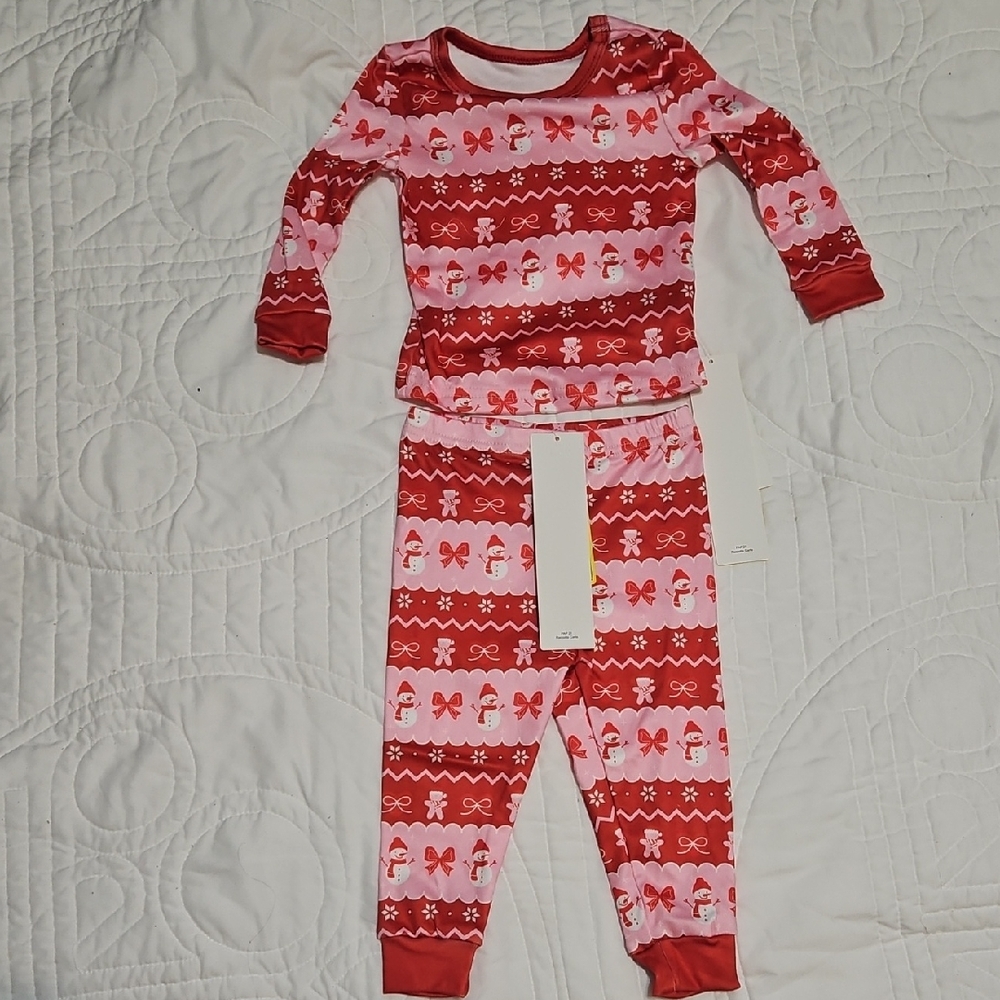 Red and Pink Kids Pajamas